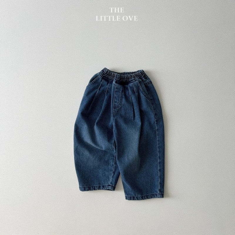 The Little Ove - Korean Children Fashion - #littlefashionista - Wished Wrinkle Denim Jeans - 2