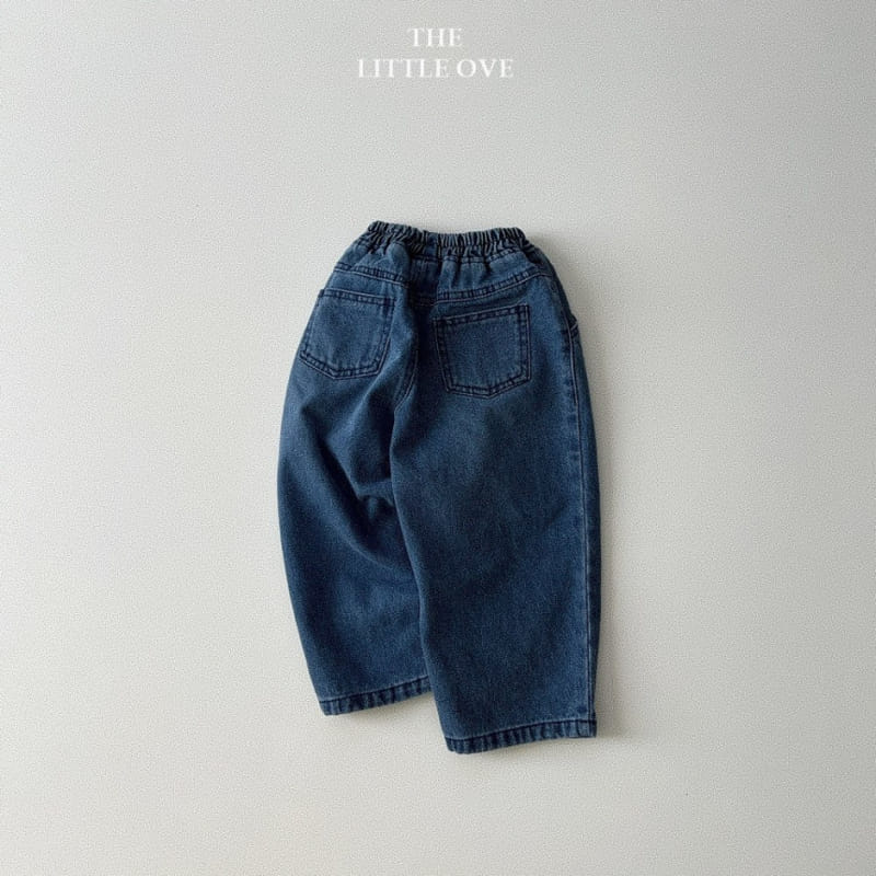 The Little Ove - Korean Children Fashion - #magicofchildhood - Wished Wrinkle Denim Jeans - 3