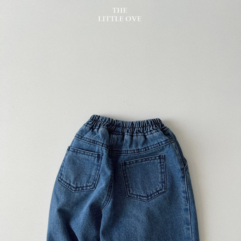 The Little Ove - Korean Children Fashion - #magicofchildhood - Wished Wrinkle Denim Jeans - 4