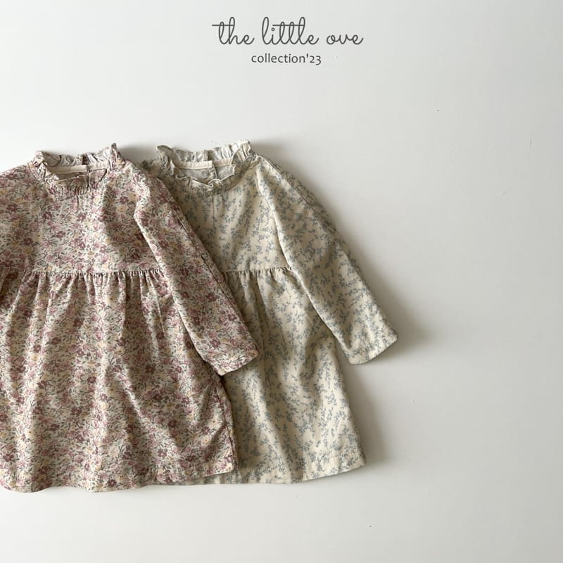 The Little Ove - Korean Children Fashion - #minifashionista - And Flower One-piece - 4