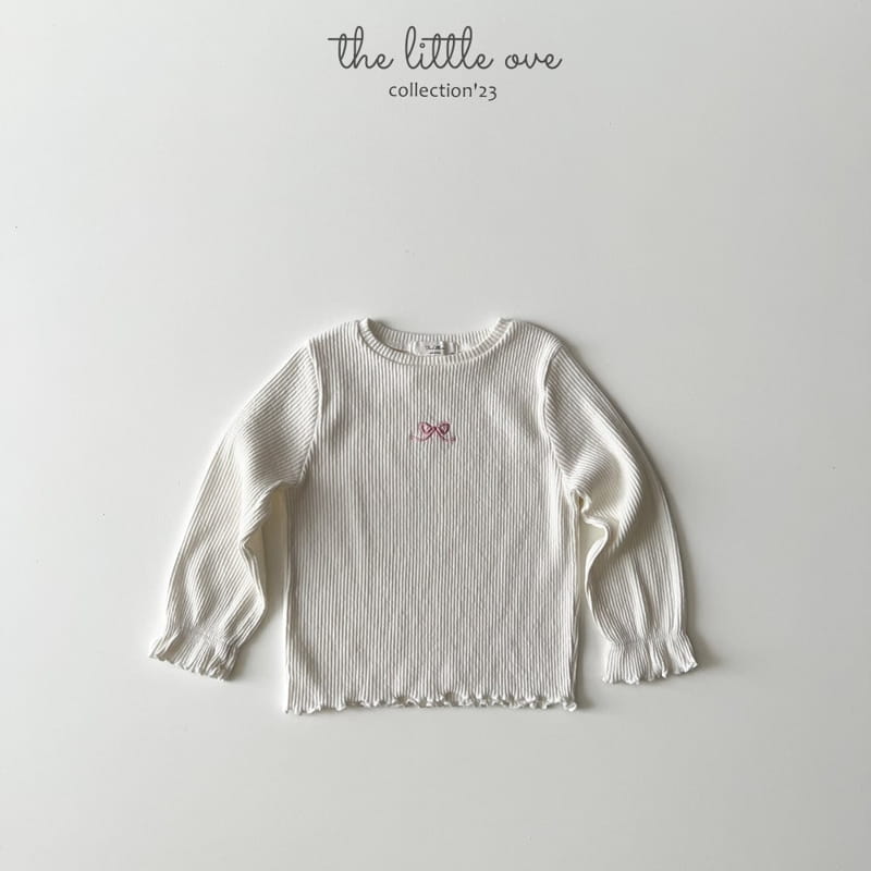 The Little Ove - Korean Children Fashion - #prettylittlegirls - Bonny Shirring Tee - 2