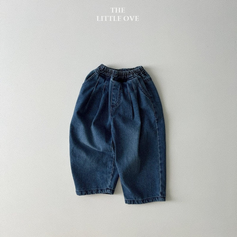 The Little Ove - Korean Children Fashion - #todddlerfashion - Wished Wrinkle Denim Jeans - 6