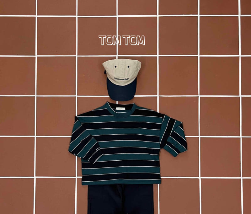 Tom Tom - Korean Children Fashion - #discoveringself - School Stripes Tee - 9