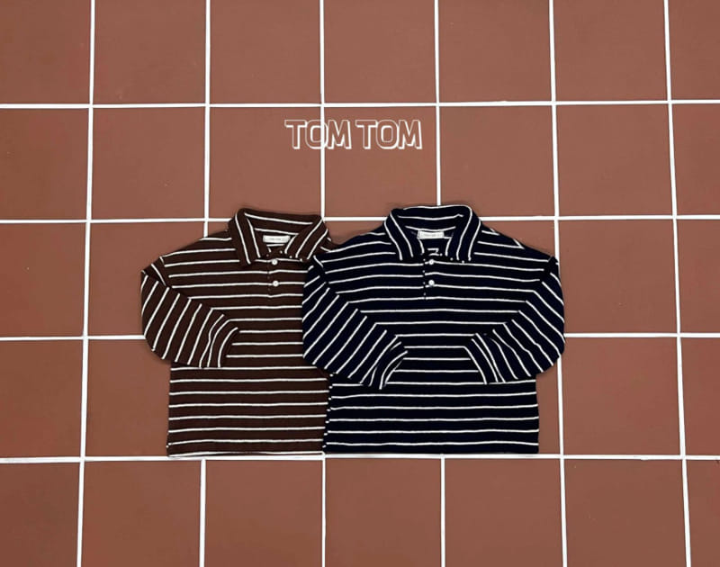 Tom Tom - Korean Children Fashion - #discoveringself - Tom Terry Stripes Tee