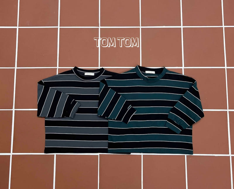 Tom Tom - Korean Children Fashion - #fashionkids - School Stripes Tee - 10