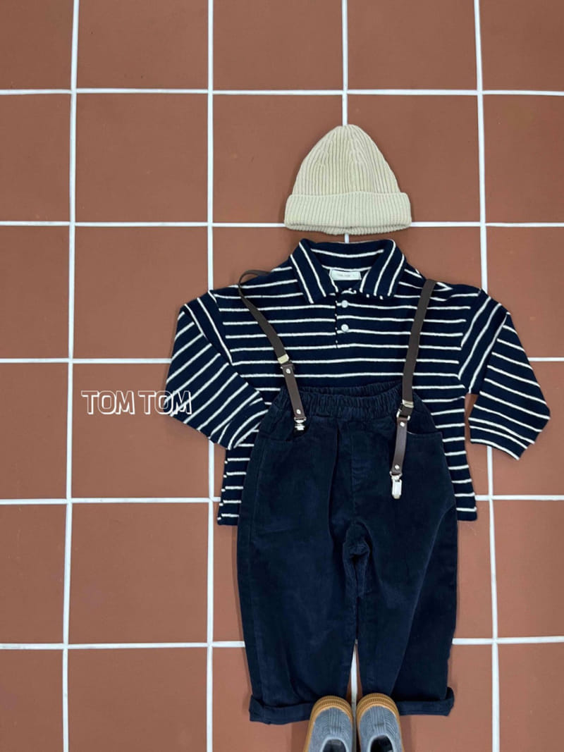 Tom Tom - Korean Children Fashion - #kidzfashiontrend - Tom Terry Stripes Tee - 5