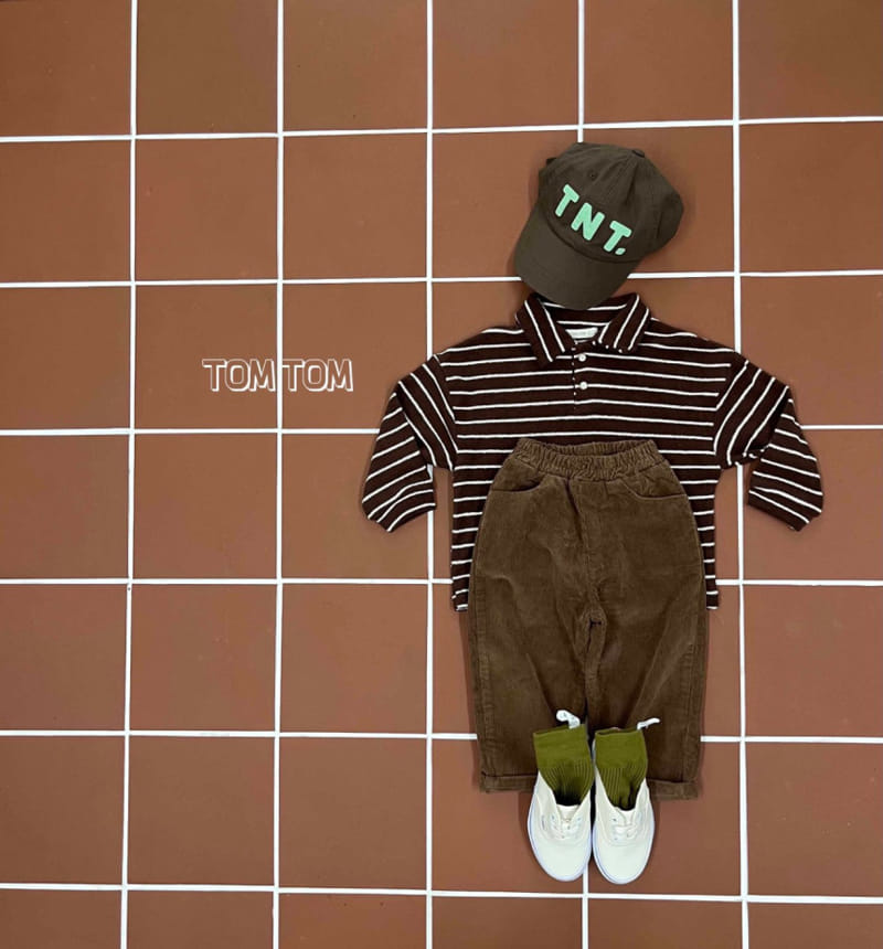 Tom Tom - Korean Children Fashion - #littlefashionista - Tom Terry Stripes Tee - 7