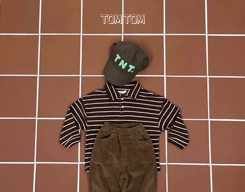 Tom Tom - Korean Children Fashion - #magicofchildhood - Tom Terry Stripes Tee - 8