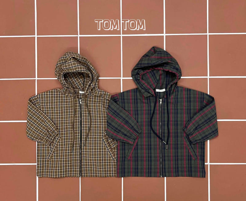 Tom Tom - Korean Children Fashion - #todddlerfashion - Vintage Hoody Windbreaker - 5