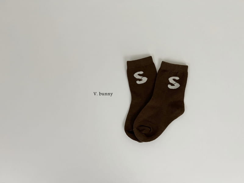 V Bunny - Korean Children Fashion - #Kfashion4kids - S Teddy Socks Set - 3