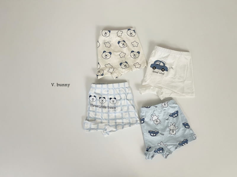 V Bunny - Korean Children Fashion - #Kfashion4kids - Star Bear Underwear Set