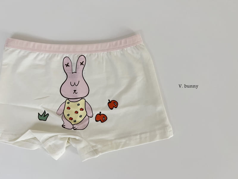 V Bunny - Korean Children Fashion - #Kfashion4kids - N111 Apple Underwear Set - 6