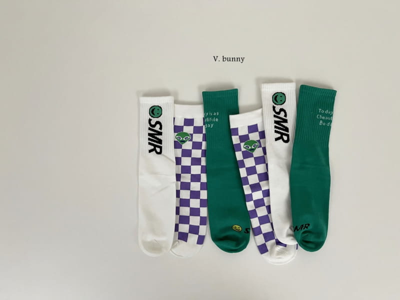 V Bunny - Korean Children Fashion - #childofig - Alien Socks Set - 11