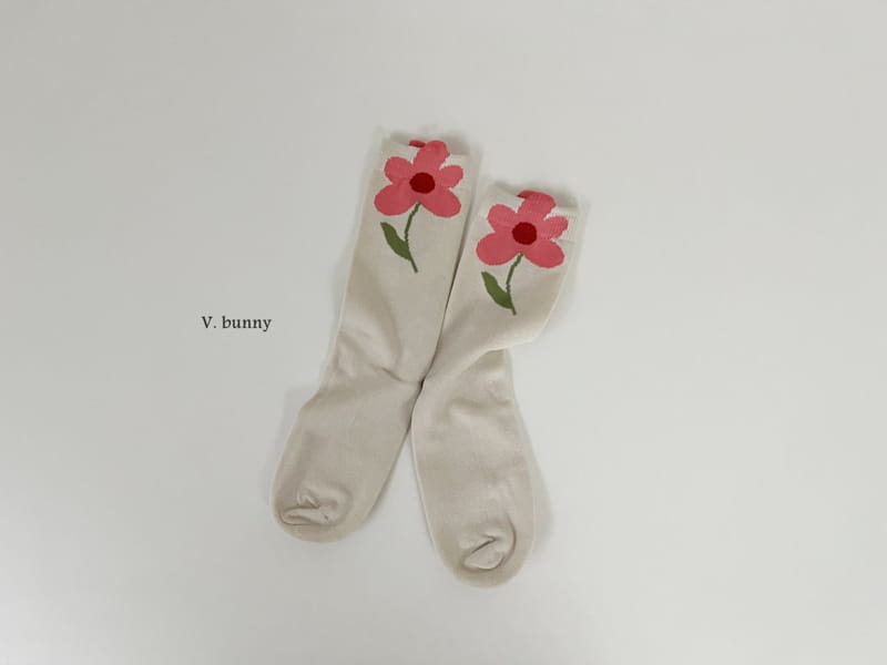 V Bunny - Korean Children Fashion - #childofig - Alto Socks Set - 8