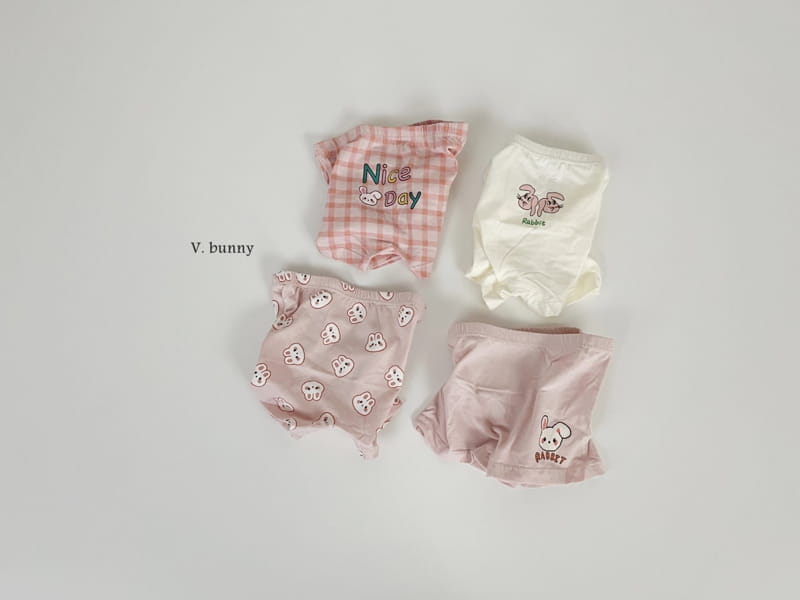 V Bunny - Korean Children Fashion - #childofig - Nice Rabbit Underwear Set - 2