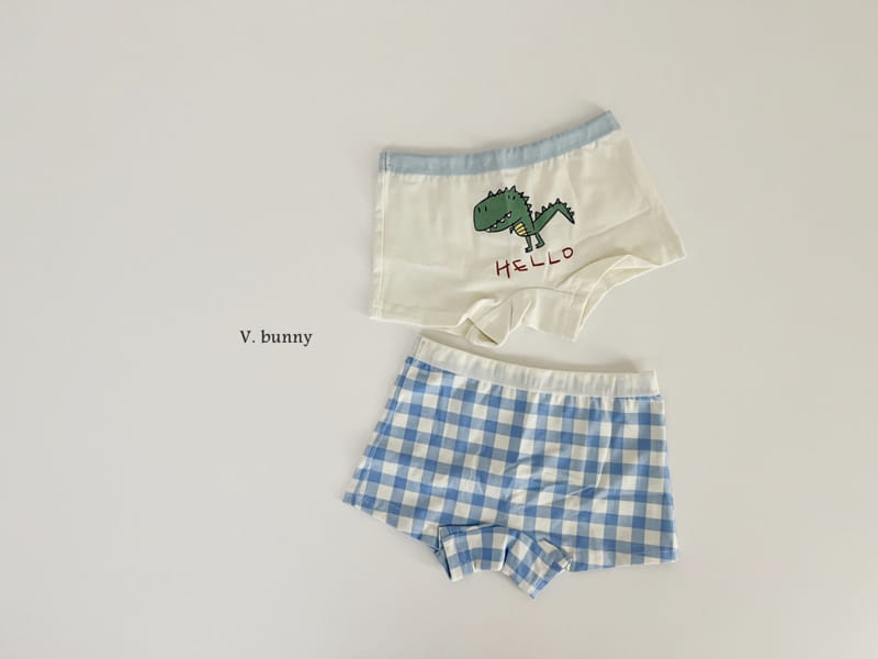 V Bunny - Korean Children Fashion - #childofig - N113 Jurrasic Underwear Set - 8