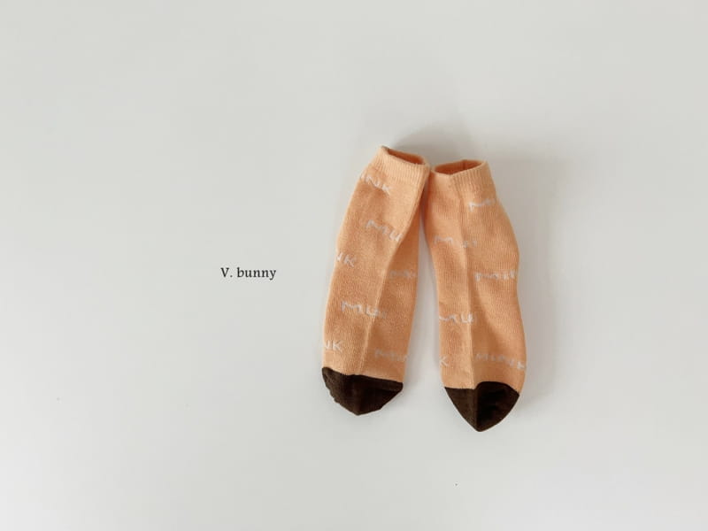 V Bunny - Korean Children Fashion - #childrensboutique - Mink Socks Set - 5