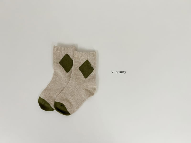 V Bunny - Korean Children Fashion - #discoveringself - Shape Socks Set - 5