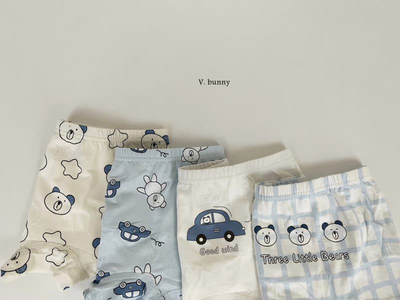 V Bunny - Korean Children Fashion - #fashionkids - Star Bear Underwear Set - 11