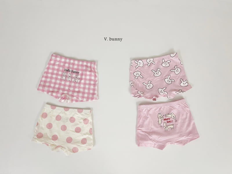 V Bunny - Korean Children Fashion - #kidsstore - Hello Bunny Underwear Set - 11