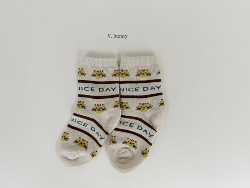 V Bunny - Korean Children Fashion - #kidzfashiontrend - Cats Socks Set - 7