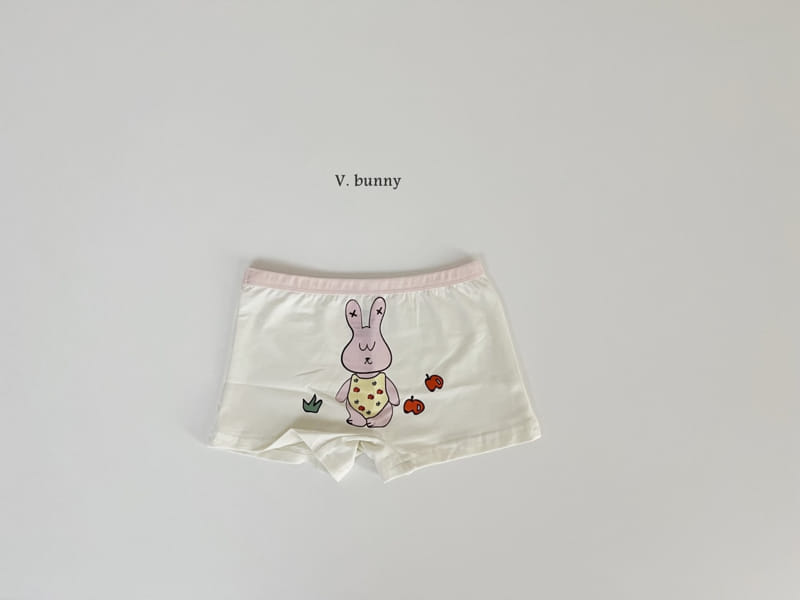 V Bunny - Korean Children Fashion - #kidzfashiontrend - N111 Apple Underwear Set - 5