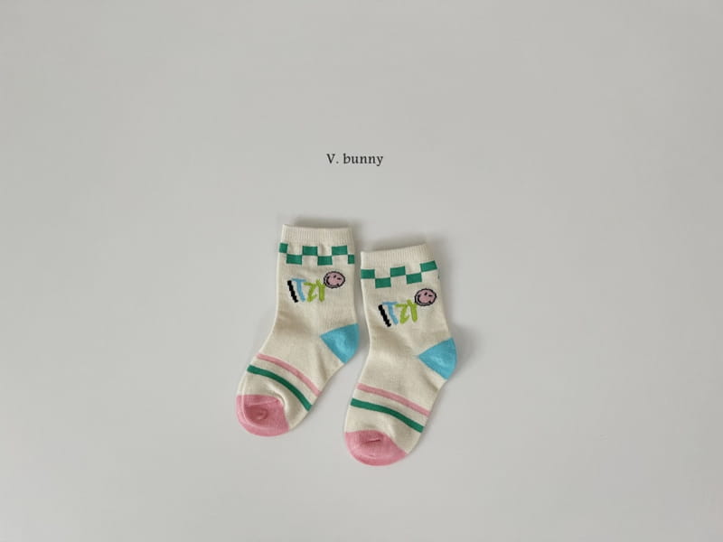 V Bunny - Korean Children Fashion - #littlefashionista - Itzy Socks Set - 5