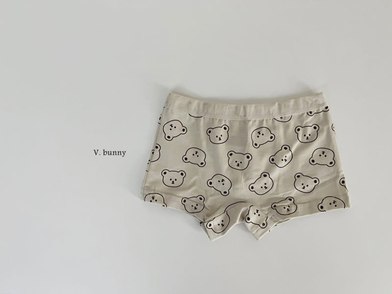 V Bunny - Korean Children Fashion - #littlefashionista - N116 Brown Underwear Set - 3