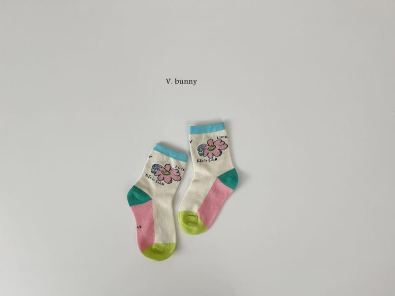 V Bunny - Korean Children Fashion - #magicofchildhood - Itzy Socks Set - 6