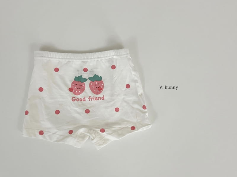 V Bunny - Korean Children Fashion - #magicofchildhood - Good Strawberry Underwear Set - 2