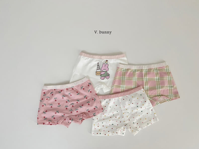 V Bunny - Korean Children Fashion - #magicofchildhood - N108 Cake Underwear Set - 5