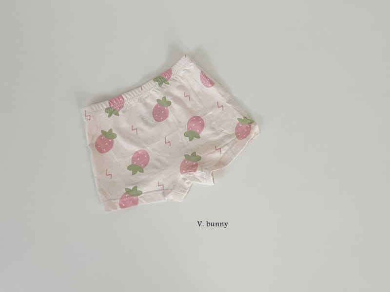 V Bunny - Korean Children Fashion - #minifashionista - Good Strawberry Underwear Set - 3