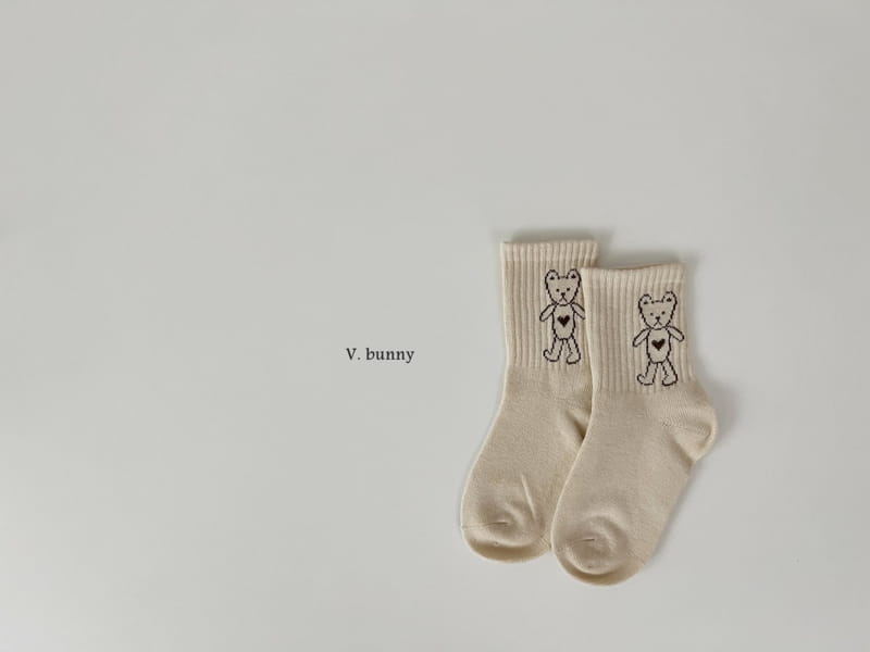 V Bunny - Korean Children Fashion - #minifashionista - Fair Socks Set - 4