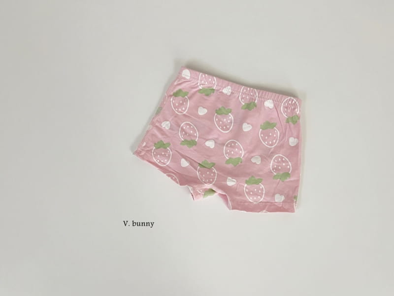 V Bunny - Korean Children Fashion - #minifashionista - Good Strawberry Underwear Set - 4