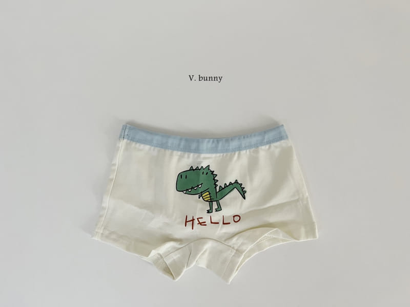 V Bunny - Korean Children Fashion - #minifashionista - N113 Jurrasic Underwear Set - 4