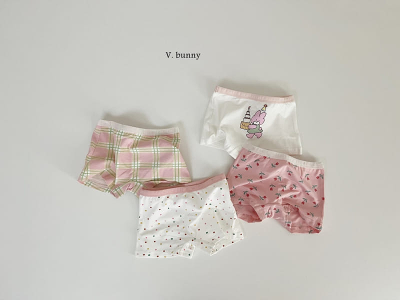 V Bunny - Korean Children Fashion - #todddlerfashion - N108 Cake Underwear Set - 8