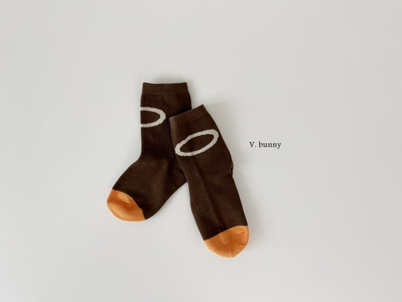 V Bunny - Korean Children Fashion - #toddlerclothing - Mink Socks Set - 2