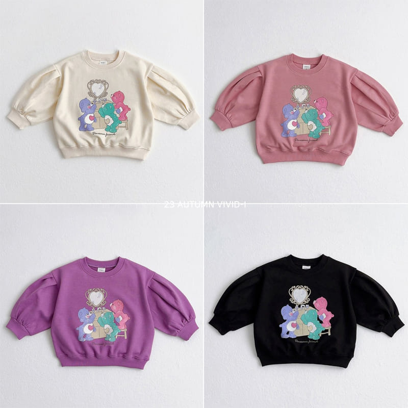 Vivid I - Korean Children Fashion - #childofig - Bear Sweatshirt - 2