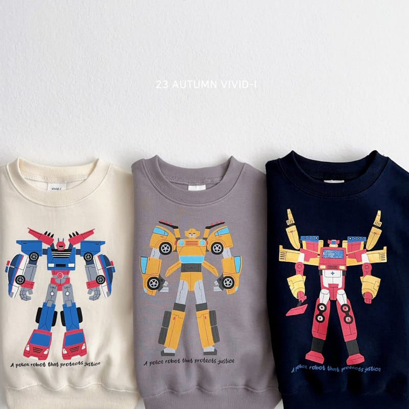 Vivid I - Korean Children Fashion - #childofig - Robort Sweatshirt