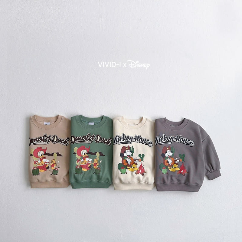 Vivid I - Korean Children Fashion - #childofig - D Cow Boy Sweatshirt