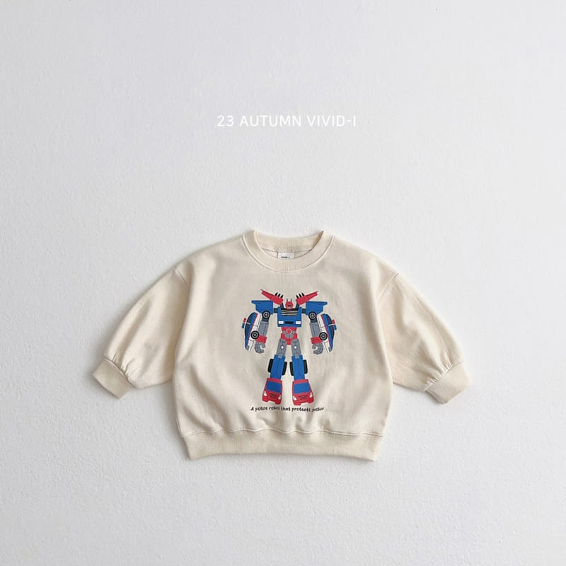 Vivid I - Korean Children Fashion - #childrensboutique - Robort Sweatshirt - 2