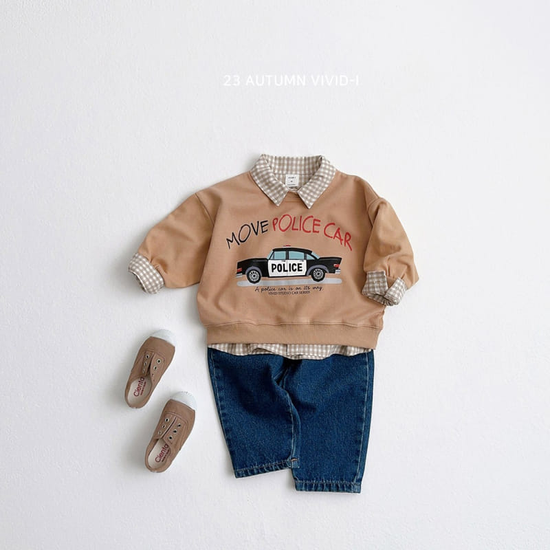 Vivid I - Korean Children Fashion - #designkidswear - Fall Car Sweatshirt - 10