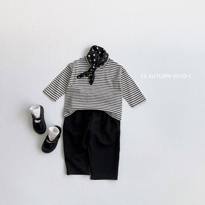 Vivid I - Korean Children Fashion - #designkidswear - Daily Stripes Tee - 11