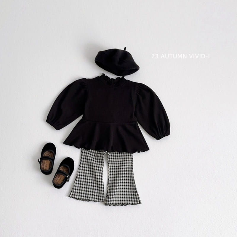 Vivid I - Korean Children Fashion - #designkidswear - Terry Flare Top Bottom Set - 7