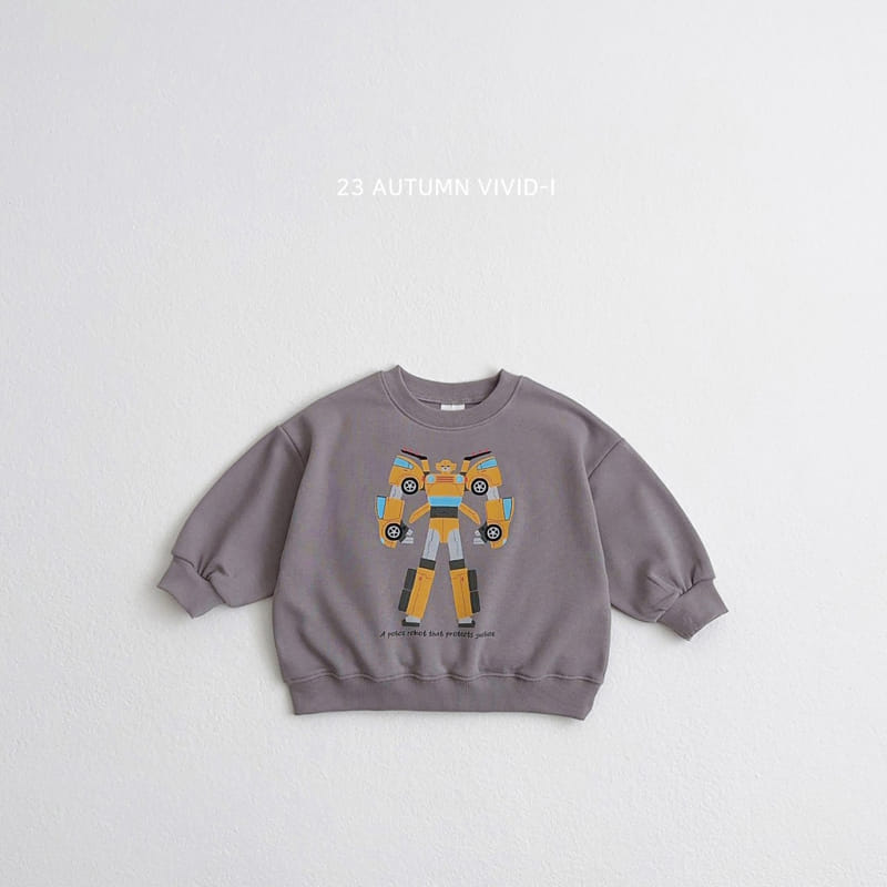 Vivid I - Korean Children Fashion - #designkidswear - Robort Sweatshirt - 4