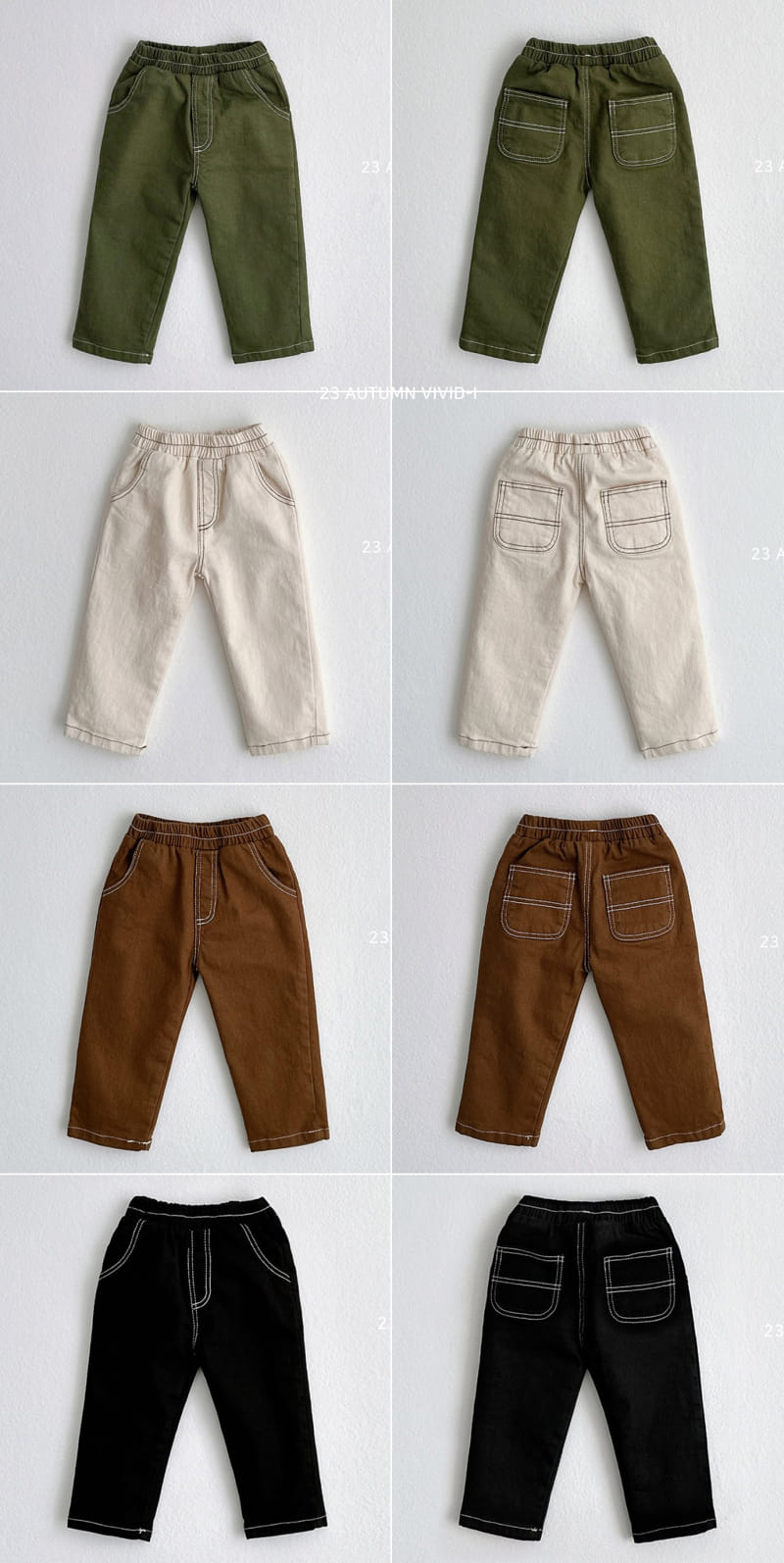 Vivid I - Korean Children Fashion - #discoveringself - Stitch Pants - 2