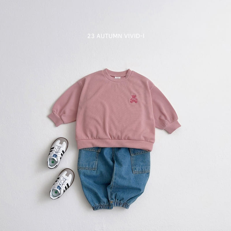 Vivid I - Korean Children Fashion - #discoveringself - Rib Top Bottom Set - 9