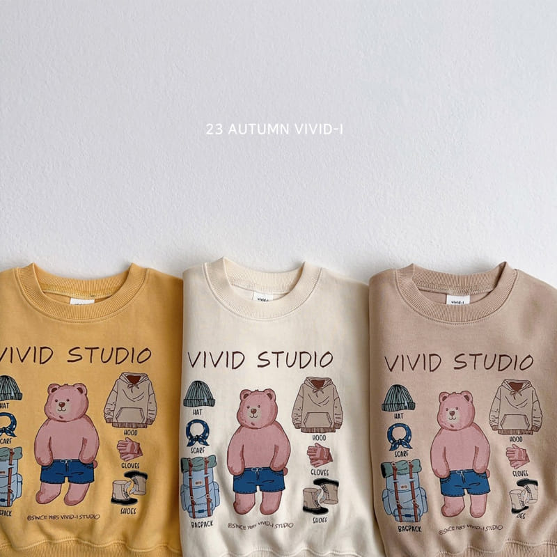 Vivid I - Korean Children Fashion - #fashionkids - Cody Bear Sweatshirt