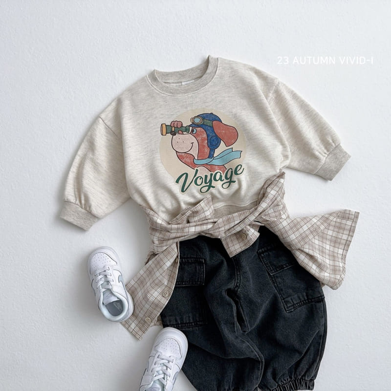 Vivid I - Korean Children Fashion - #fashionkids - Vintage Sweatshirt - 12