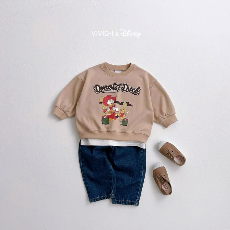 Vivid I - Korean Children Fashion - #fashionkids - D Cow Boy Sweatshirt - 5